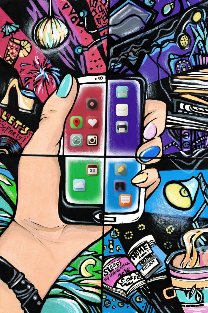 Инфографика "Части жизни"