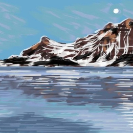 Горы у моря