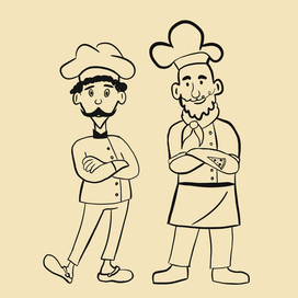 Иллюстрации для Pizza Society