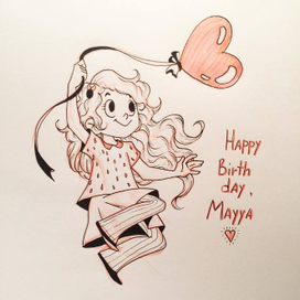 карандаш и маркеры