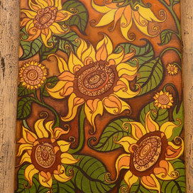 Подсолнухи