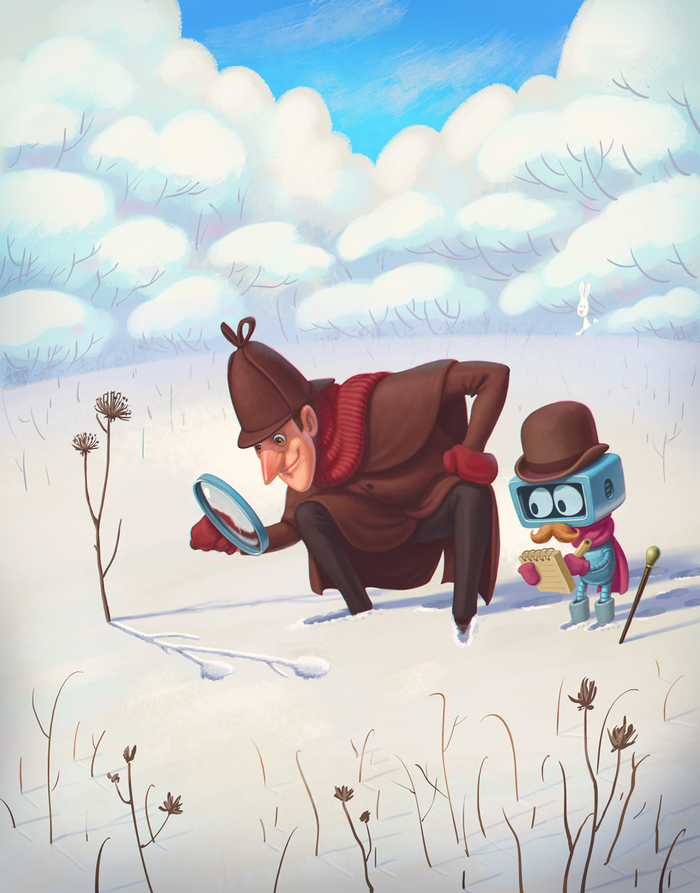 Иллюстрация для детского журнала