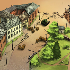 старый городишко