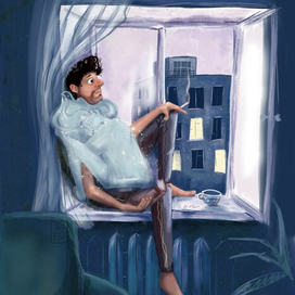 Иллюстрация к книге "Мне тебя обещали" Э.Сафарли