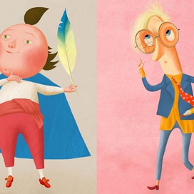 Эскизы персонажей : Ямб Лучко, Ган Чирка