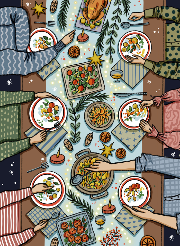 Новогодняя трапеза