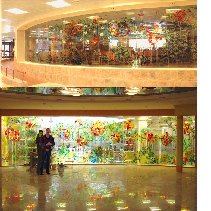 "Флоранс" (витраж вТЦ "Город цветов")