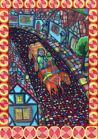 Иллюстрация к сказке "Дети колдуна".