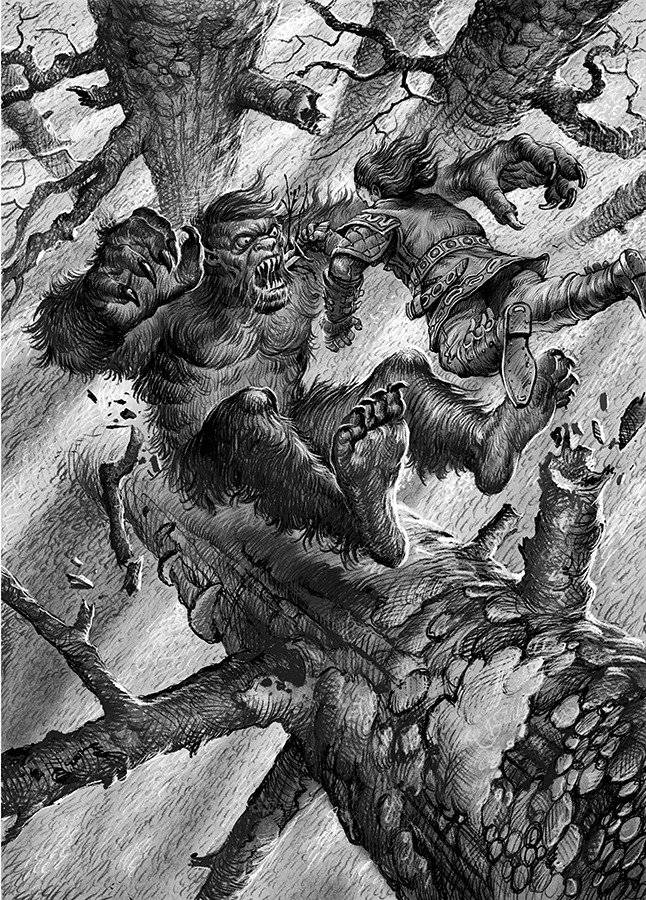 Иллюстрация к произведению Н. Перумова "Гибель богов"