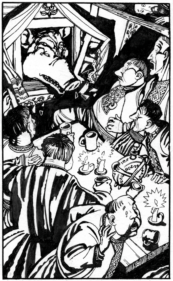 -А что вы тут делаете, добрые люди?