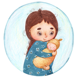 Иллюстрация к статье из МаминПапин журнал "Наст стало трое"