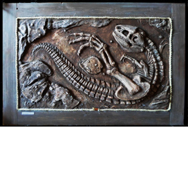 The excavation of a dinosaur.Раскопки динозавра. Artist D Zazimko