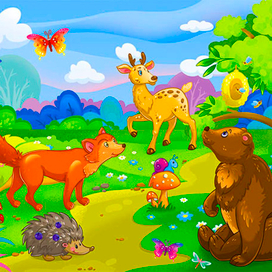 Лесные звери