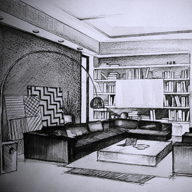 Интерьерная зарисовка