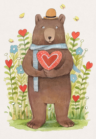 Влюблённый медведь