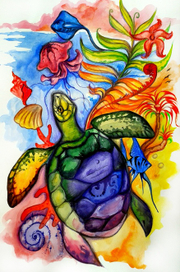 Dreams of sea turtle