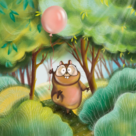 Счастливый хомячок