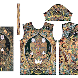 Оформление футболки по заданному примеру