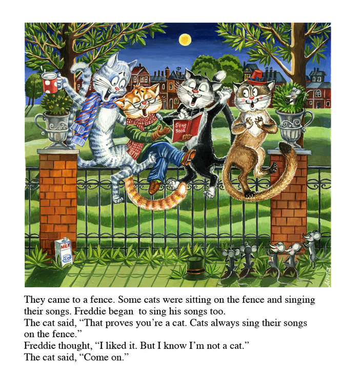 Иллюстрация к истории «Кот, который считал себя человеком »