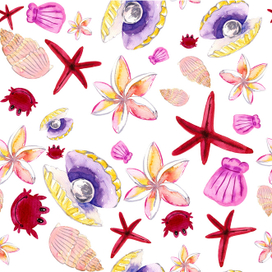 паттерн морской