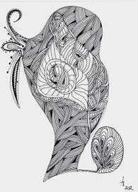 Графическая абстракция Карачевцевой Юли