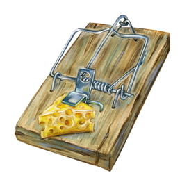 Сыр в мышеловке