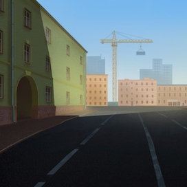 фон для мультсериала "Приключения Пети и Волка"