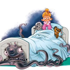 про девочку которая победила чудище под кроватью