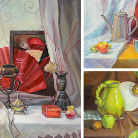 Натюрморты маслом