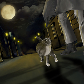 Фонари на Айнзамкайт штрассе