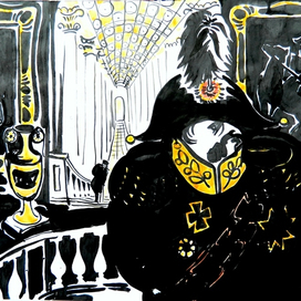 Илл. к "Повести о капитане Копейкине" Гоголя