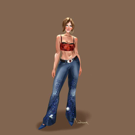 Девушка из 00х