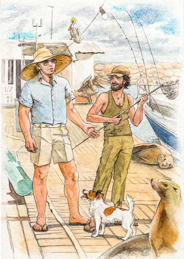 Иллюстрация к рассказу Дмитрия Черных "Пеликанья хирургия"