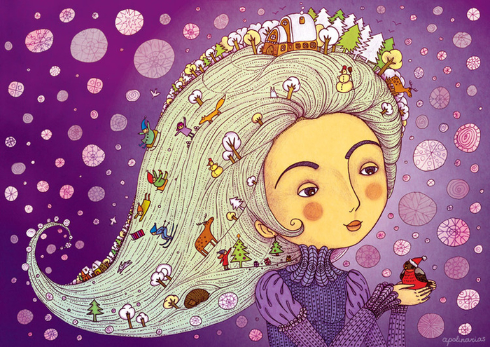 Зимняя девочка