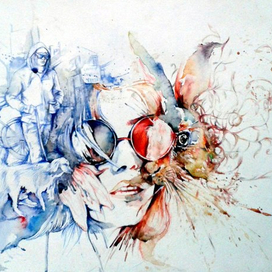 rabbit#girl#boy#street#glasses#