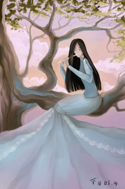 Девушка с флейтой