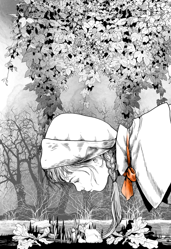 Мери в саду. Начало встречи.