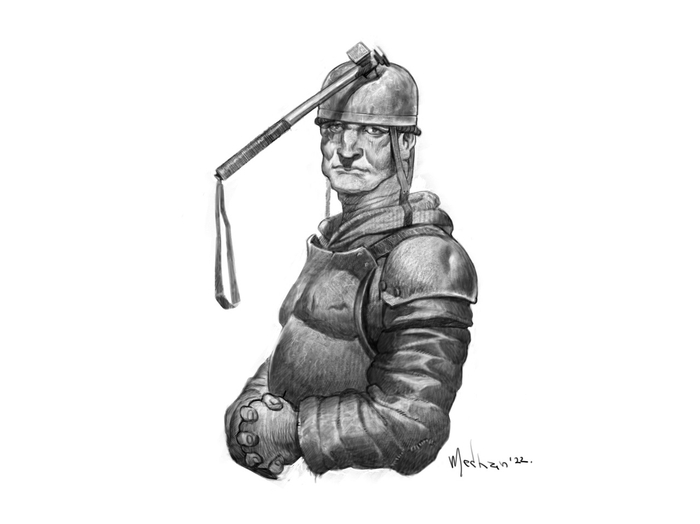 Пришёл в голову клевец.