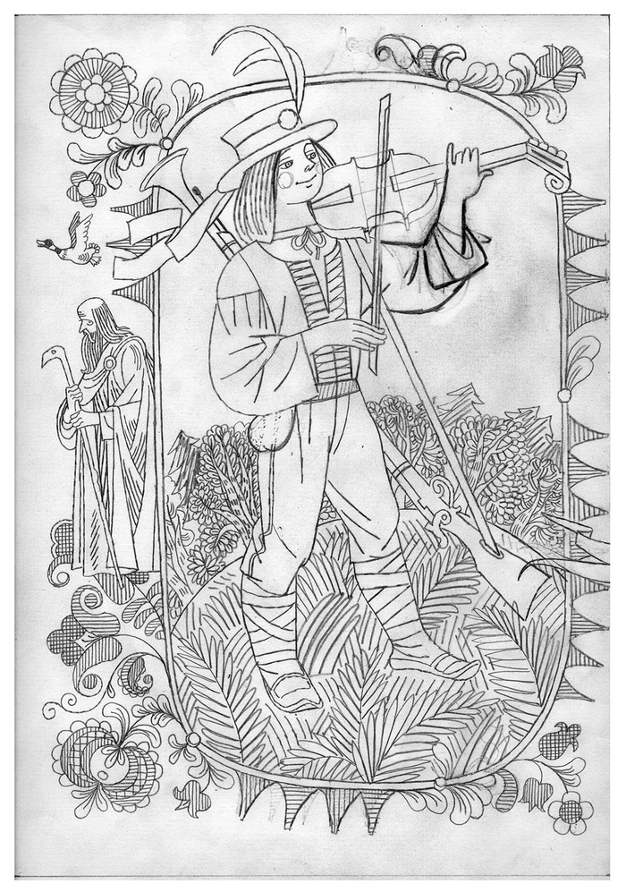 Словацкая сказка. Карандаш для работы цветом в "Колобок"