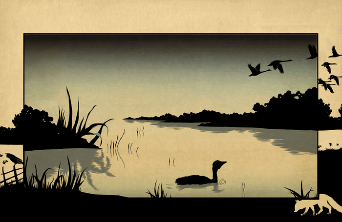 иллюстрация к сказке Х.К.Андерсена "Гадкий утенок"