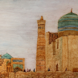 Бухара пасмурная