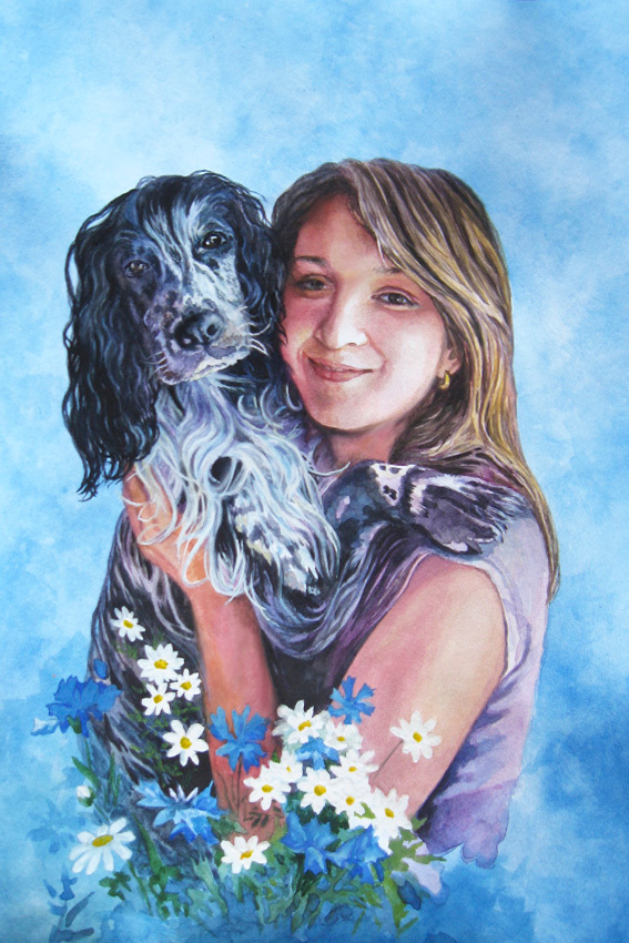 Васильково-ромашковое счастье