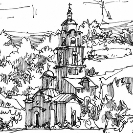 Рисунки ручкой и пером