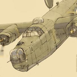 Американский бомбардировщик Consolidated B-24 Liberator
