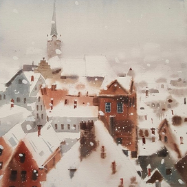 Бавария в снегу