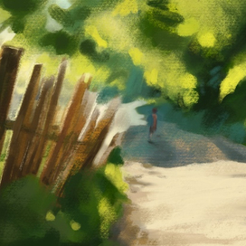 Забор в Полушкино