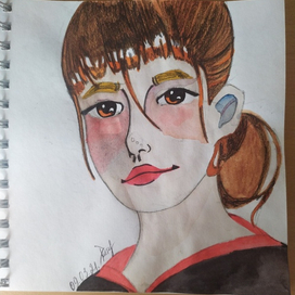 Азиатская девушка.