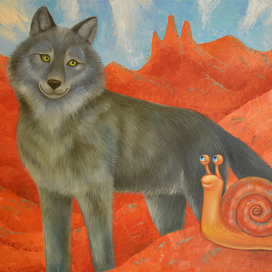 Сказка о волчице и улитке