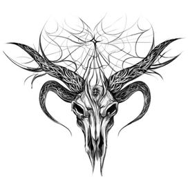 Тату эскиз Козерог