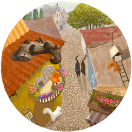 На крыше под солнышком